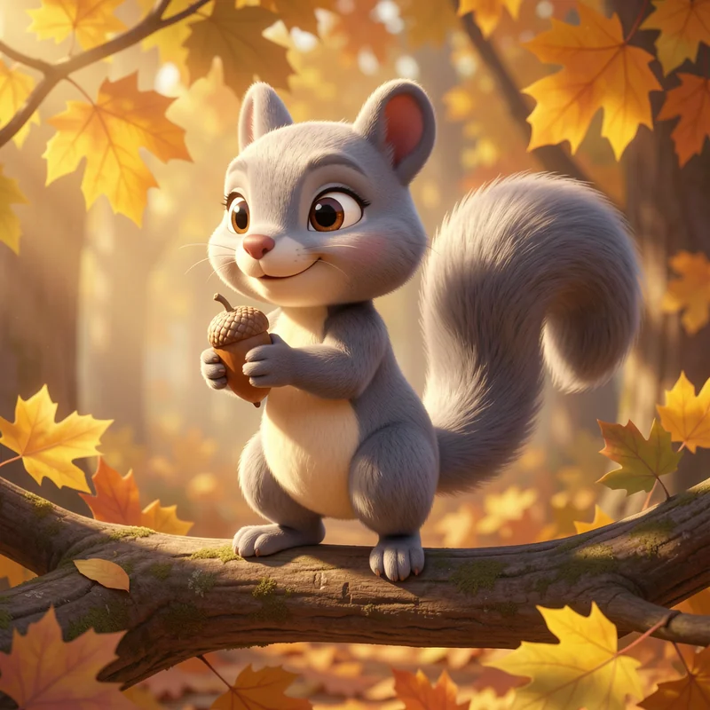 Hazel the Gray Squirrel